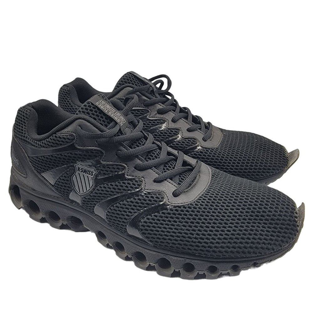 K-Swiss Tubes Comfort 200 Mens Size 13 Black Running Fitness Shoes 07112-011-M